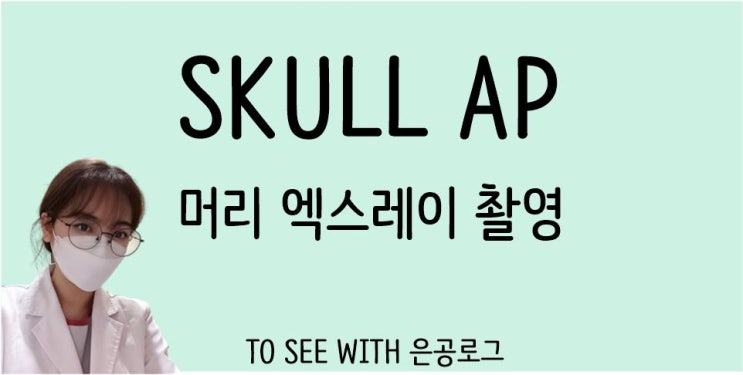  SKULL AP PROJECTION (머리 전후 방향 촬영)