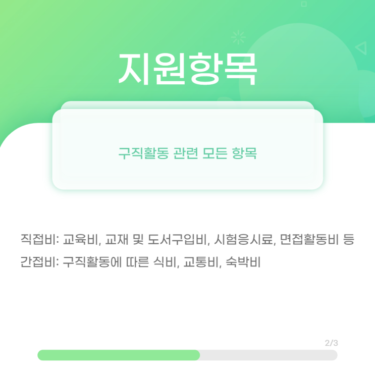 전남 청년구직활동지원금 대상자는!? - 순천파란직업전문학교