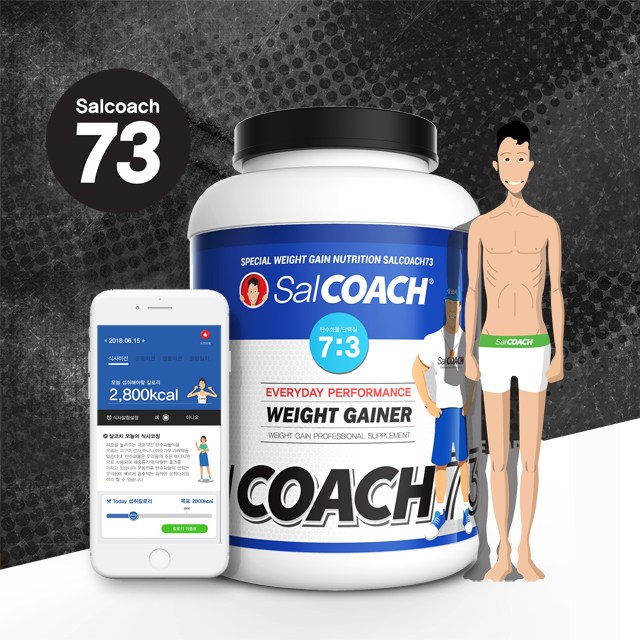  리뷰가 좋은 살찌는보충제 살코치73 체중증가보충제 게이너보충제, 4kg, 1개 추천해요