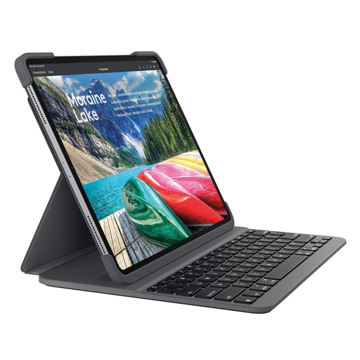 선호도 높은 로지텍 아이패드 프로 11인치 12.9인치 키보드케이스 Logitech SLIM FOLIO PRO for iPad, 4세대 추천합니다