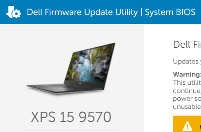 Dell Xps 15 9570 포맷 후 Bios 업데이트 : 네이버 블로그