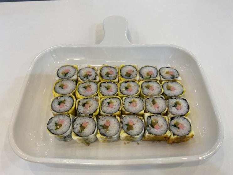  여자 혼자 가기 좋은 맛집 청주 소문난계란말이김밥