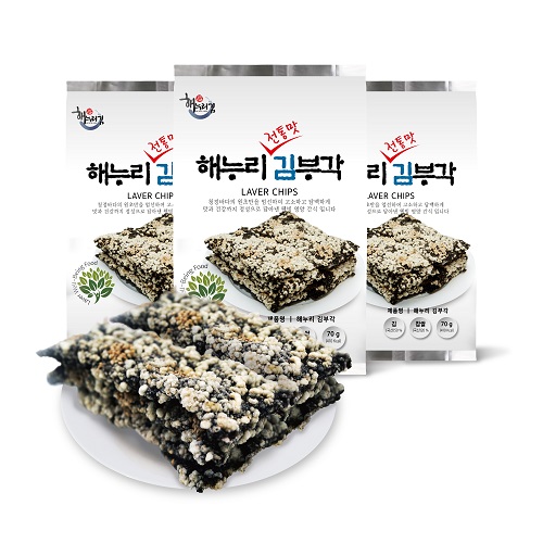 많이 팔린 [화사 춘향골 김부각] 해누리 전통 수제 찹쌀 김부각 70g*3봉 세트 바삭바삭 고소한맛 담백한맛, 3개, 70g 추천합니다