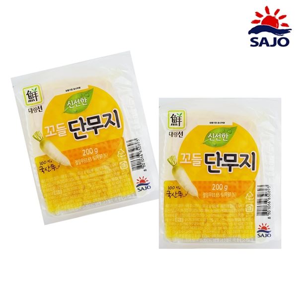 인지도 있는 베스트식품 대림 꼬들단무지 200g x20개, 단품/단품 좋아요 인지도 있는 베스트식품 대림 꼬들단무지 200g x20개, 단품/단품 좋아요