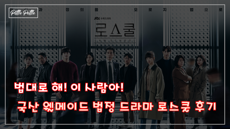  [그냥 법대로 해주는 친구들?!] 국산 웰메이드 법정 드라마 JTBC 로스쿨 후기