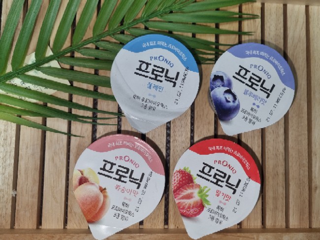  떠먹는 프로바이오틱스 프로닉 요거트 유아간식으로 챙겨줘요.