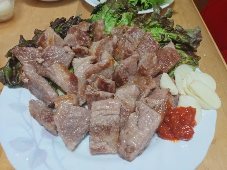  빅혼 홈파티목살, 냉면이 생각나는 맛!