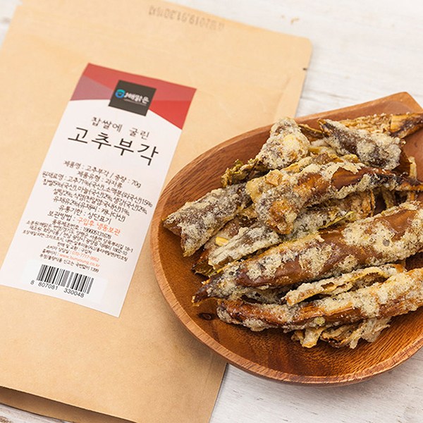 요즘 인기있는 [해맑은번영] 찹쌀에 굴린 고추부각 70g x 3ea, 3개 좋아요