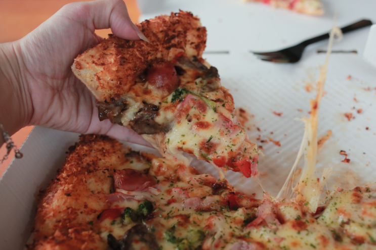 양주 덕정 피자! 피자쿠치나에서 핵토핑 피자 포장