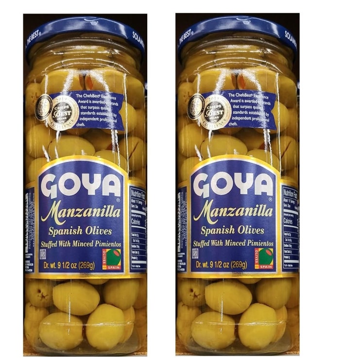 선호도 높은 Goya Manzanilla Olives 스페니쉬 올리브 269g 2개, 1개 추천합니다