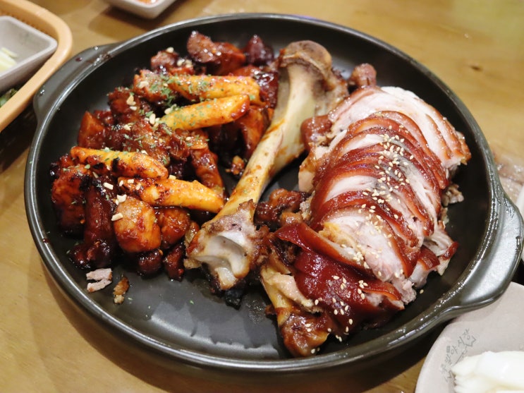  족발야시장 반반족발, 메뉴 고민될때 딱 좋아