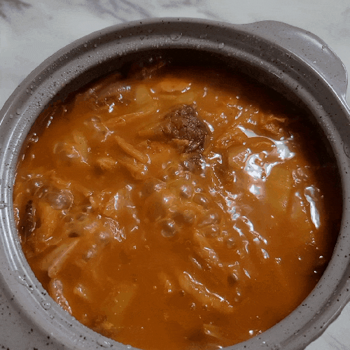  간단한 스팸 김치찌개