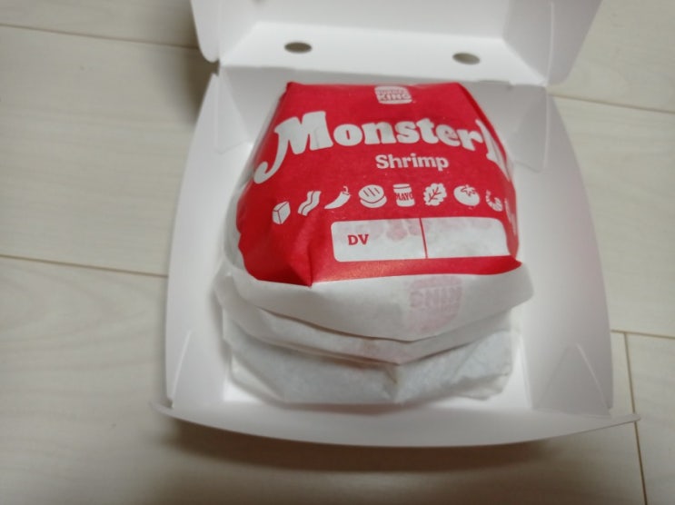  버거킹 신메뉴 몬스터2통새우 후기