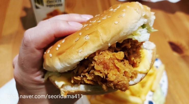 방갈로르 치킨버거 맛집_한국인 입맛을 어떻게 알았지?
