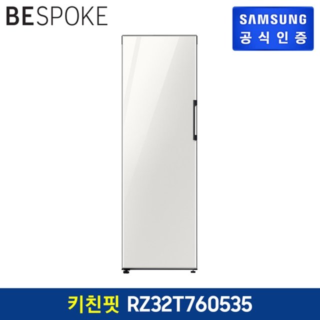  많이 팔린 삼성 비스포크 냉동고 1도어 키친핏 RZ32T760535 318ℓ, 기타 ···