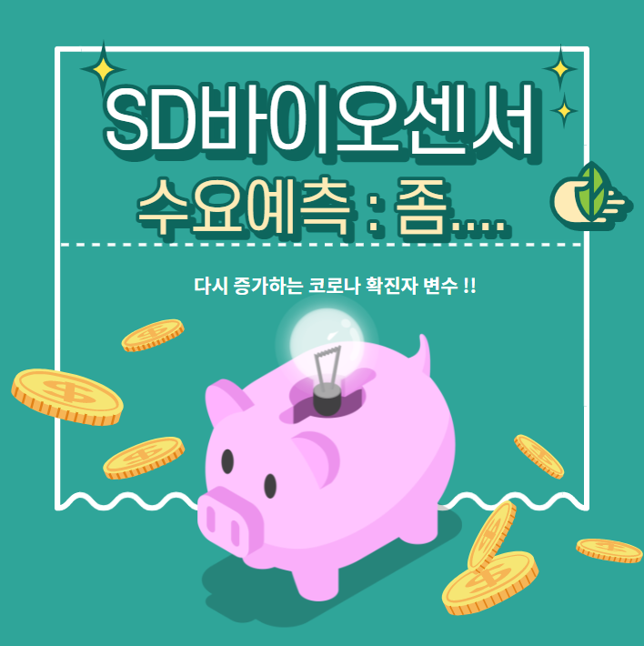  "SD바이오센서 수요예측" 결과는 아쉽지만 급증하는 변수는?