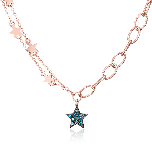 최근 많이 팔린 D102Fashion 14K 18K 블루 스타 스톤 목걸이 추천해요 최근 많이 팔린 D102Fashion 14K 18K 블루 스타 스톤 목걸이 추천해요