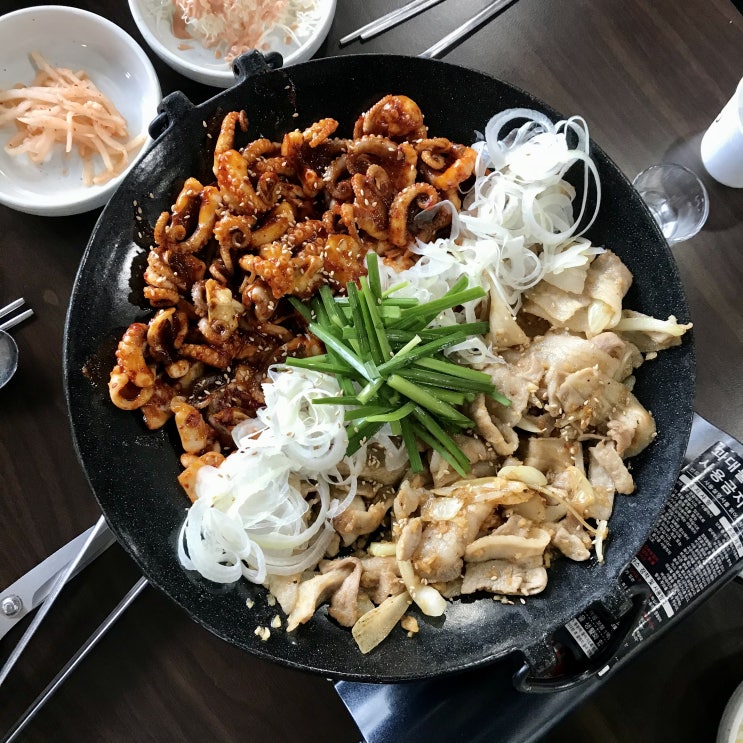 쭈꾸미삼겹살 청당동 쭈삼맛집 암말뚜마러쭈꾸미 / 천안식후감