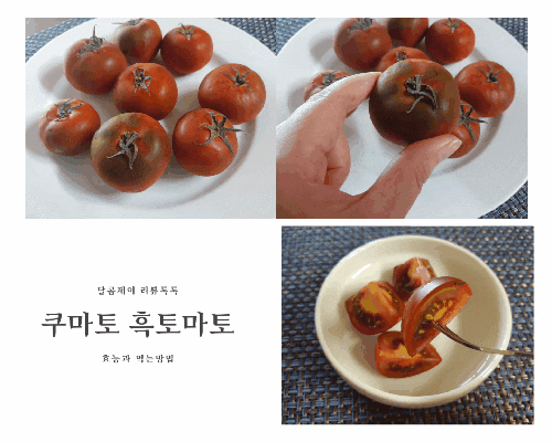  쿠마토 흑토마토 맛과 영양까지 담은 초간단 레시피