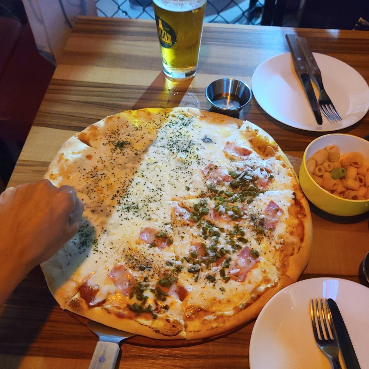  신대방삼거리역 맛집피맥 신대방점 아메리칸포차 [ 신삼역피자, 피자맛집, 다트]