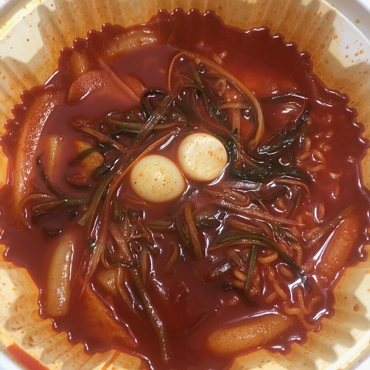  오징어 한마리가 통째로 오는  포승떡볶이 청년다방 통큰 오짱떡볶이&야채튀김!