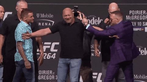 UFC 264: 포이리에 vs 맥그리거 기자회견 + 페이스오프