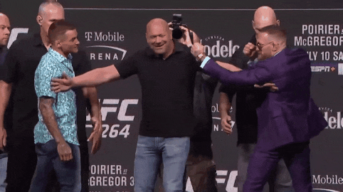 UFC 264: 포이리에 vs 맥그리거 기자회견 + 페이스오프 UFC 264: 포이리에 vs 맥그리거 기자회견 + 페이스오프