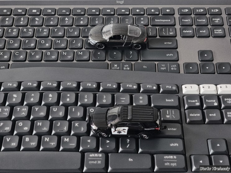  로지텍 MK850 MX KEYS 멀티페어링, 연결 방법 등 사용 설명서