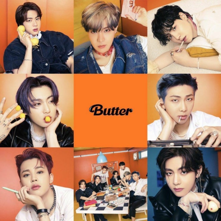  BTS 방탄소년단 싱글CD Butter 버터 컨셉 포토 ‘Cream’ ver