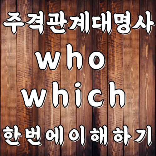 주격 관계대명사 who, which (형용사절) 토익 문제로 rc 독학하기