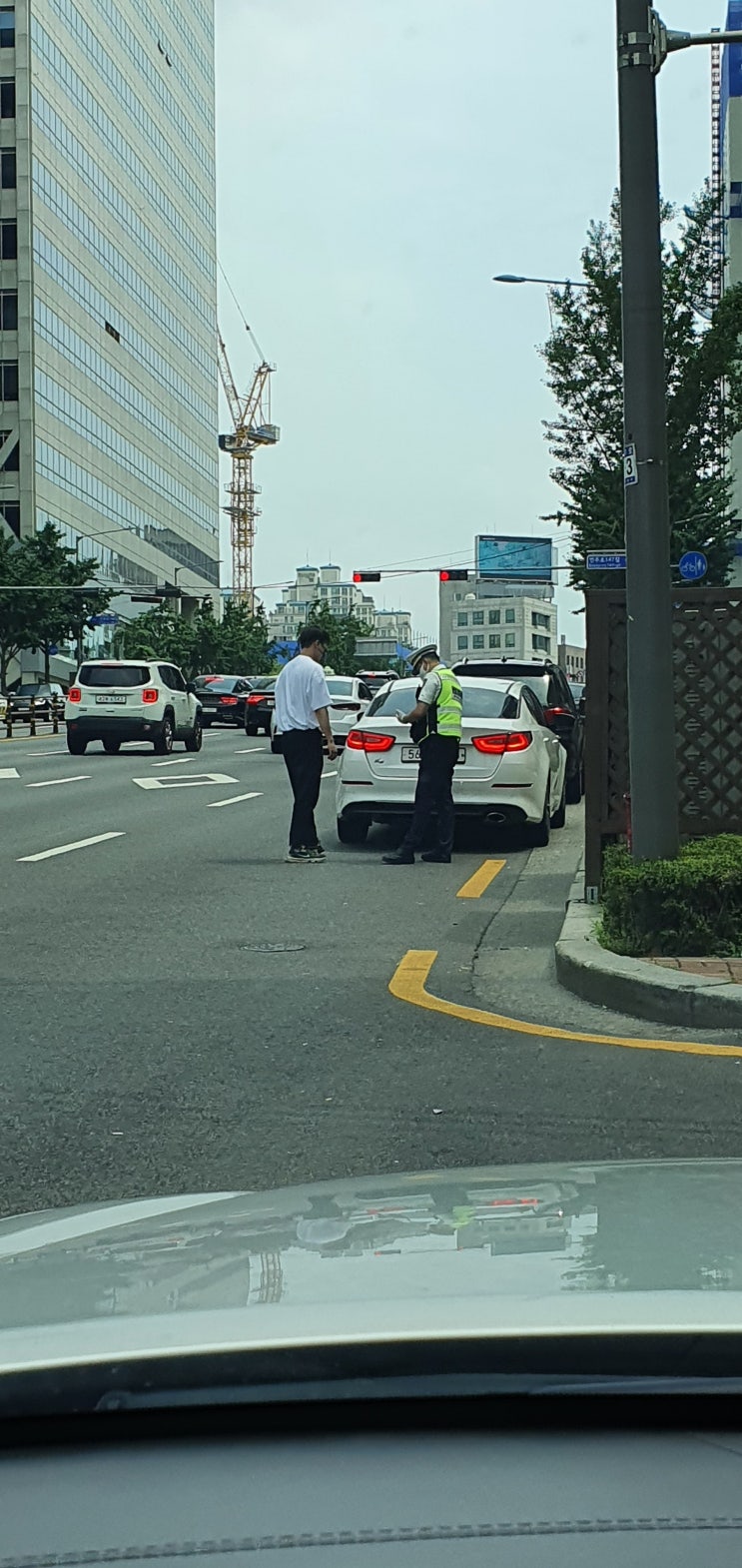  경찰이 멈추랍니다 (범칙금 부과 심장떨림. 경장님 사랑해요)