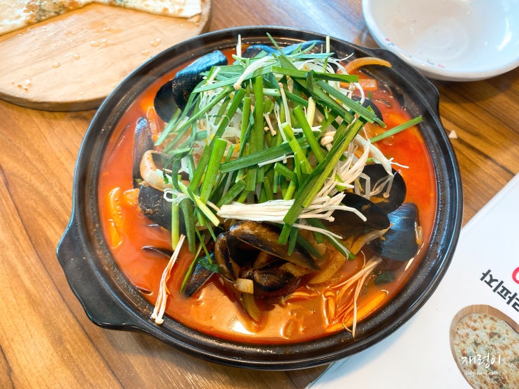  청주 짬뽕 맛집, 이종구항아리짬뽕 피자 서비스