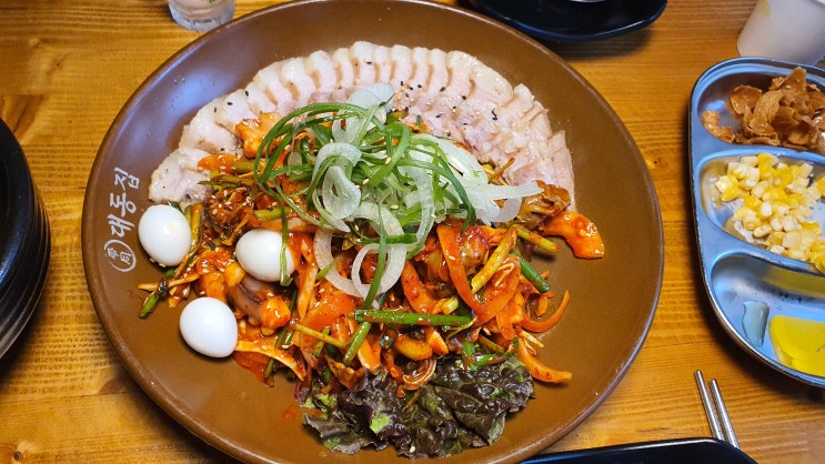  의정부 민락동 대동집, 골뱅이 낙지무침과 수육 그리고 역전 할맥에서 마시는 얼음생맥주