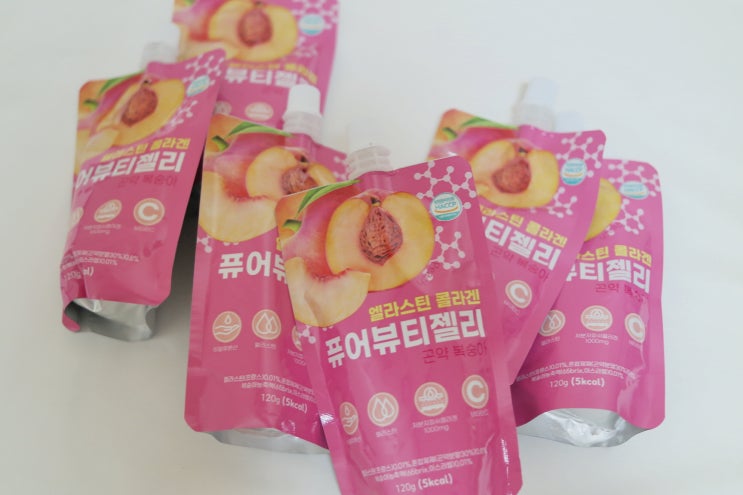  엘라스틴 콜라겐이 들어간 퓨어앤라이프 곤약젤리 후기