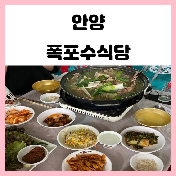 안양 유원지 계곡 식당 폭포수식당 애견동반가능해요