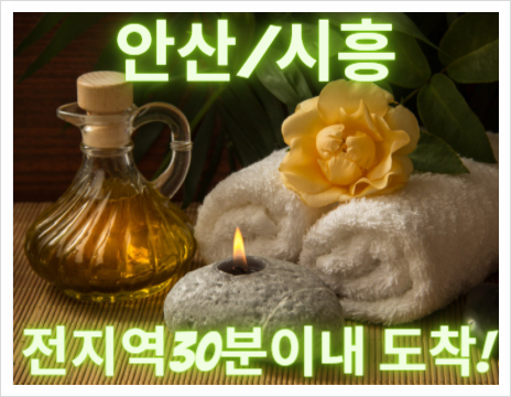  안산홈타이마사지!! 출장마사지 빠지다!! 타이&아로마 마사지 예약하고 편하게 힐링!!! 시흥 안산 화성 안양 군포 수원