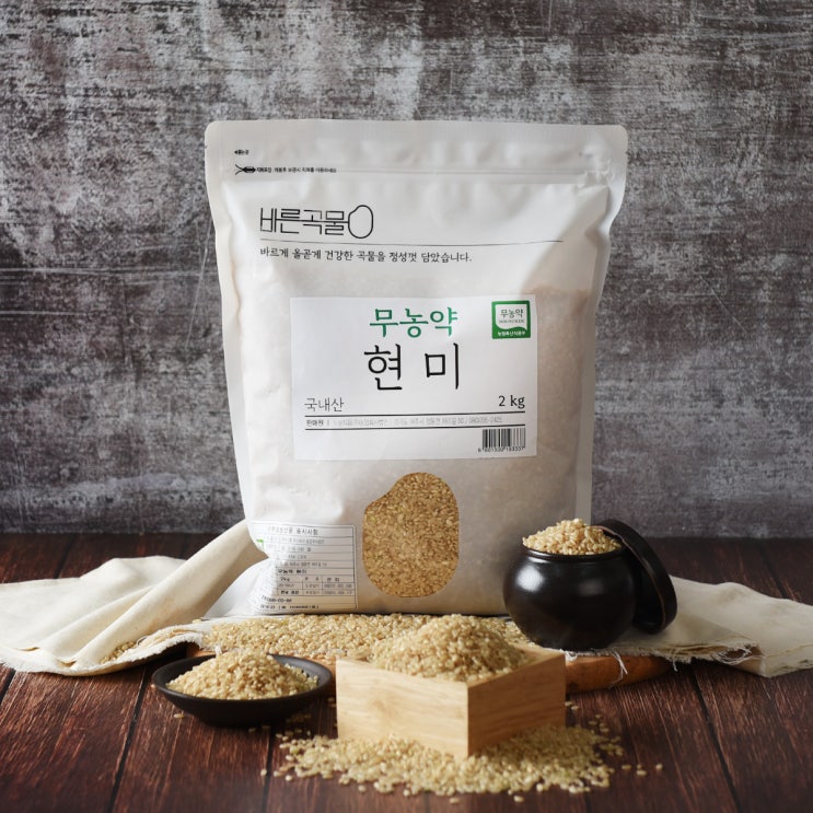 구매평 좋은 바른곡물 무농약 현미, 2kg, 1개 좋아요 구매평 좋은 바른곡물 무농약 현미, 2kg, 1개 좋아요