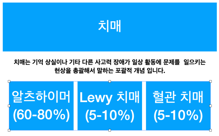  치매는 하나의 질병이 아니다