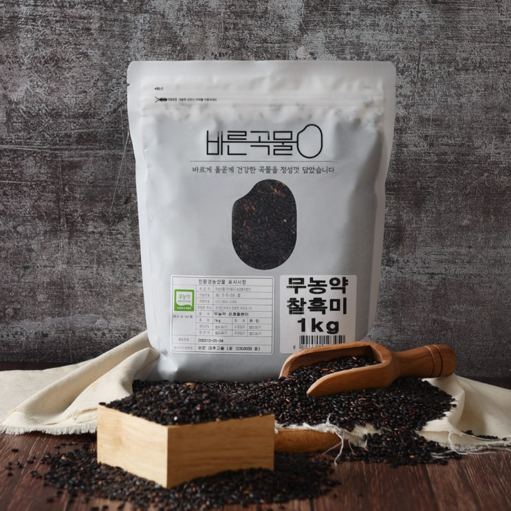 의외로 인기있는 바른곡물 무농약 찰흑미, 1kg, 1개 ··· 의외로 인기있는 바른곡물 무농약 찰흑미, 1kg, 1개 ···