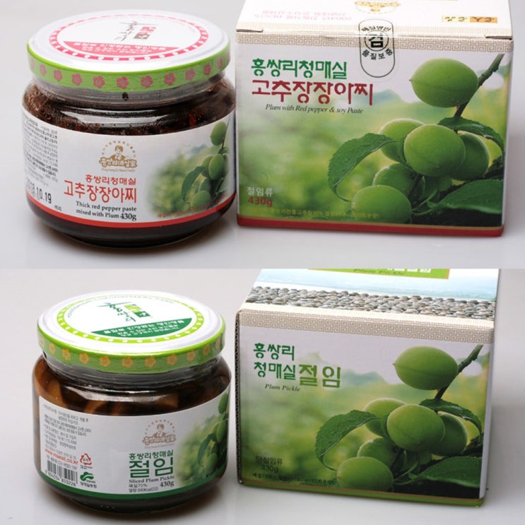 리뷰가 좋은 다미상점 홍쌍리 청매실 절임 고추장아찌, 청매실절임 430g x 2개 추천해요 리뷰가 좋은 다미상점 홍쌍리 청매실 절임 고추장아찌, 청매실절임 430g x 2개 추천해요