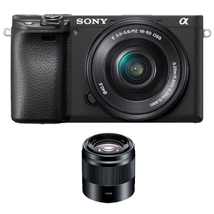 가성비 좋은 소니 알파 A6400L 미러리스카메라 블랙 SELP1650 렌즈킷 + SEL50F18 패키지, ILCE-6400 좋아요 가성비 좋은 소니 알파 A6400L 미러리스카메라 블랙 SELP1650 렌즈킷 + SEL50F18 패키지, ILCE-6400 좋아요