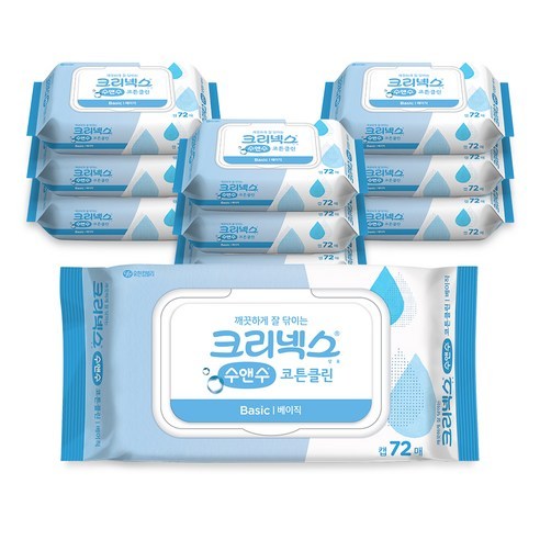 후기가 좋은 크리넥스 수앤수 코튼클린 물티슈 베이직 캡형, 72매, 30팩 좋아요 후기가 좋은 크리넥스 수앤수 코튼클린 물티슈 베이직 캡형, 72매, 30팩 좋아요
