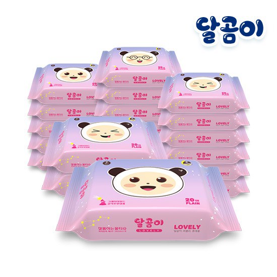 가성비 뛰어난 안전한 달곰이 아기물티슈 러블리 휴대용 플레인 20팩 60g/20매 추천해요 가성비 뛰어난 안전한 달곰이 아기물티슈 러블리 휴대용 플레인 20팩 60g/20매 추천해요