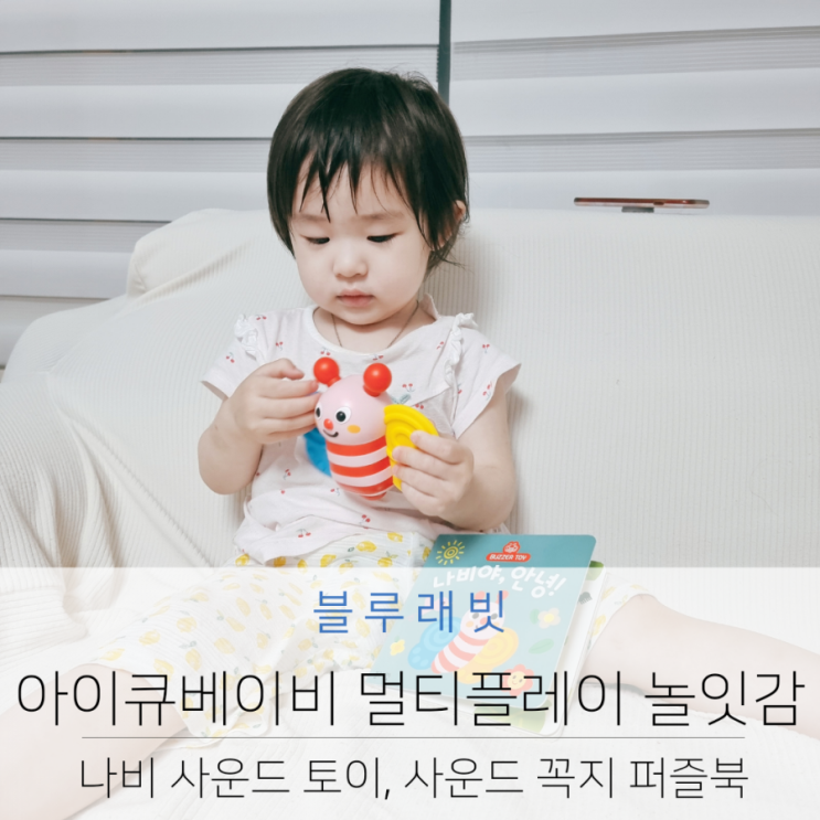  블루래빗 아이큐베이비 멀티플레이 놀잇감 사운드 토이