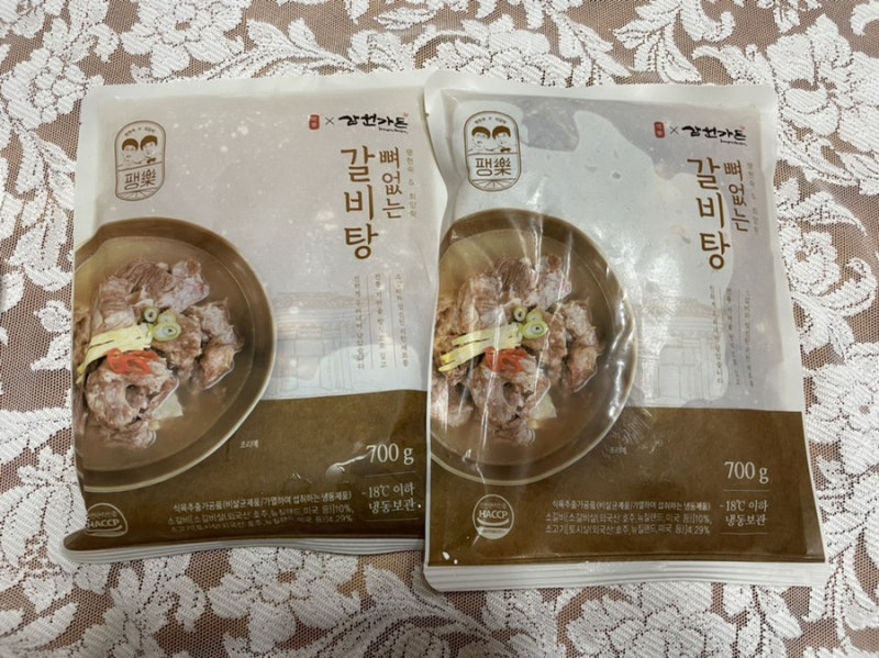 팽현숙갈비탕 뼈없는갈비탕 간편국으로 한끼식사 완성 !