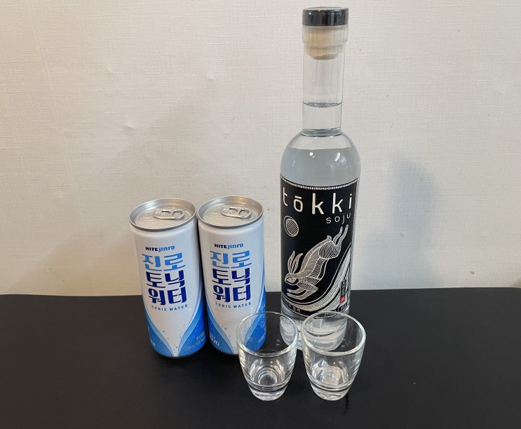  미국에서 건너온 소주, 토끼 소주 블랙 찐리뷰!