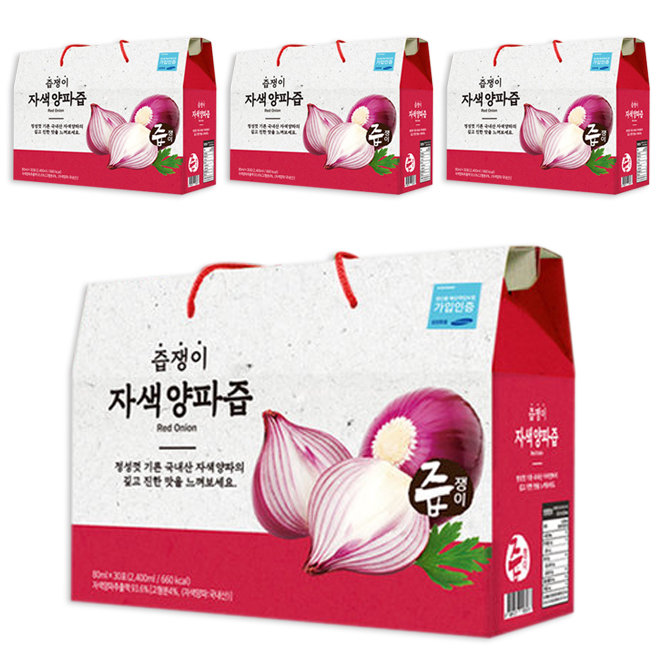 후기가 좋은 즙쟁이 자색양파즙, 80ml, 120포 추천해요