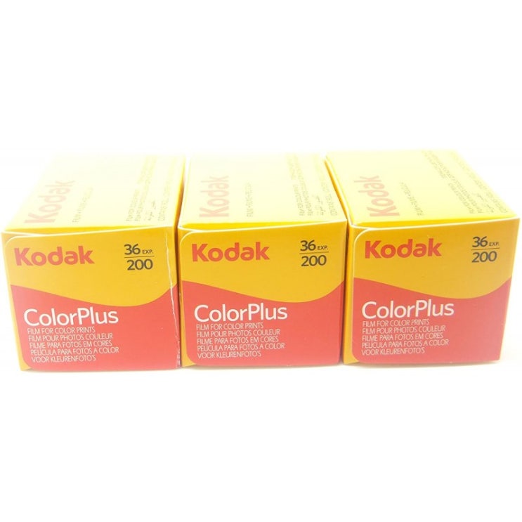 인지도 있는 KODAK Lot of 3 컬러플러스 펠리클스 200 135/36 포즈 추천합니다