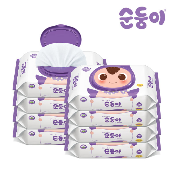 많이 찾는 순둥이 프리미엄 엠보싱 캡형 70매 8팩(8EC) 유아물티슈 ··· 많이 찾는 순둥이 프리미엄 엠보싱 캡형 70매 8팩(8EC) 유아물티슈 ···