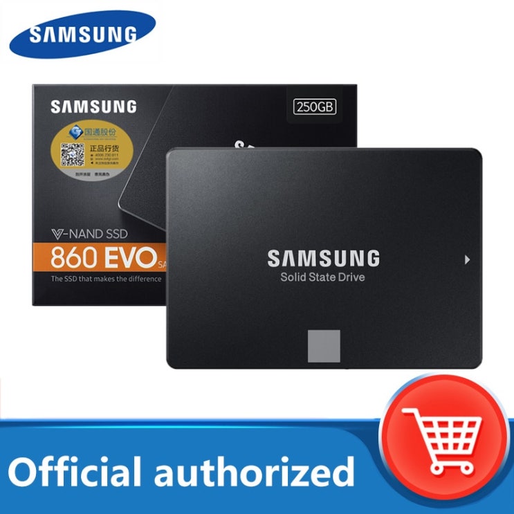 많이 팔린 SSD카드 100％ Original Samsung SSD 860 EVO 250GB 500GB 1TB SATA III 2.5 2.5 Inch Internal Solid S